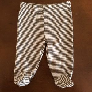 Carter’s striped footsie pants